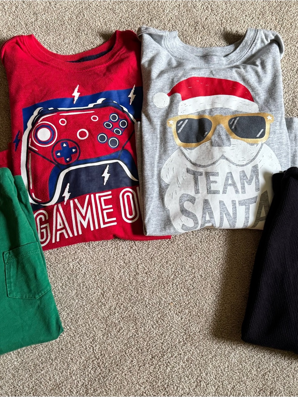 Boys long sleeve shirt set, size 8